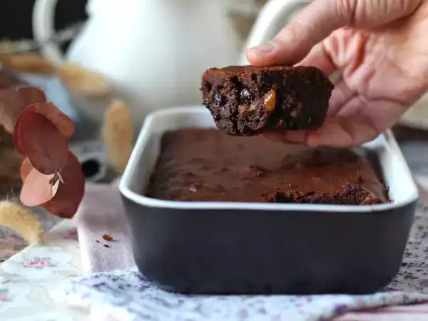 Recept Čokoladni in orehov brownie v zračnem cvrtniku