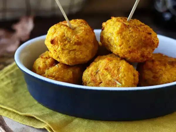 Recept Bučne mesne kroglice v zračnem cvrtniku