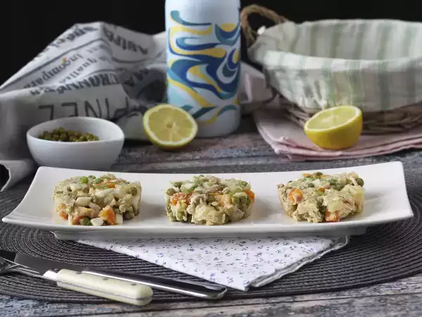 Recept Ruska solata z domačo majonezo