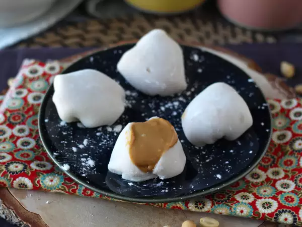 Recept Arašidovo maslo mochis