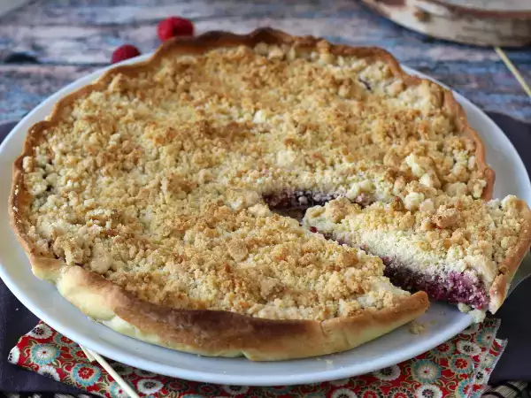 Recept Ekspresni tart z rdečim sadjem