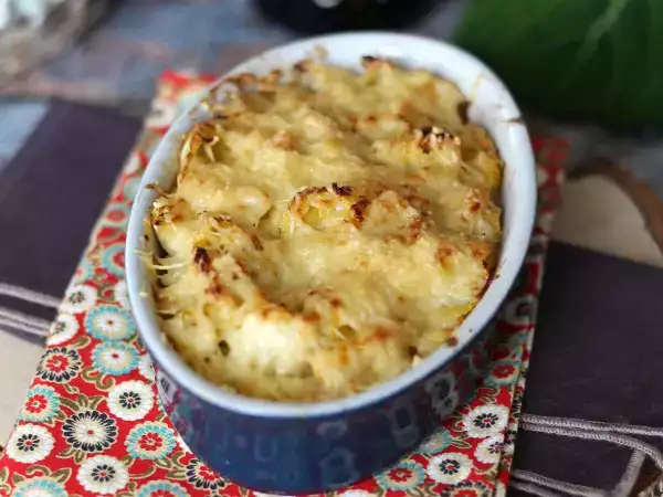 Recept Ohrovt gratin z omako bešamel in sirom