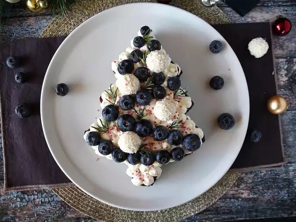 Recept Torta za božično drevo: edini recept, ki lahko nadomesti hlod!