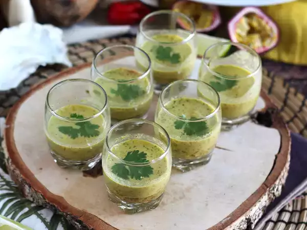 Recept Ceviche iz ostrig: leche de tigre in pasijonka