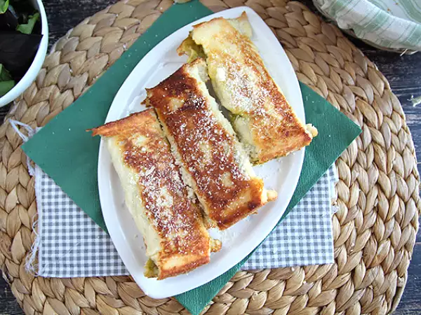 Recept Slani francoski toast s pestom