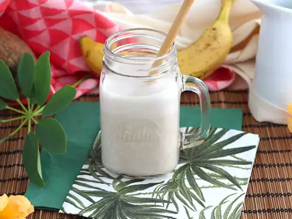 Recept Veganski bananin milkshake