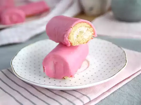 Recept Jagodni mini zvitki, pink panthers