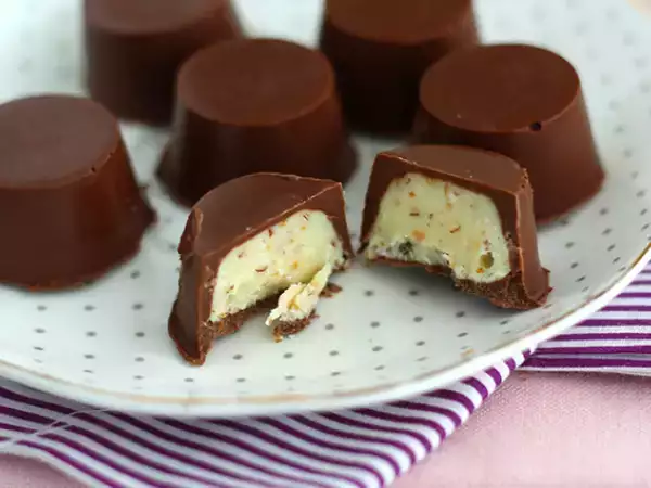 Recept Kinder schoko-bons domače čokolade