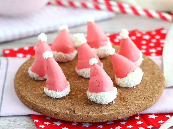 Recept Meringues santa klobuki