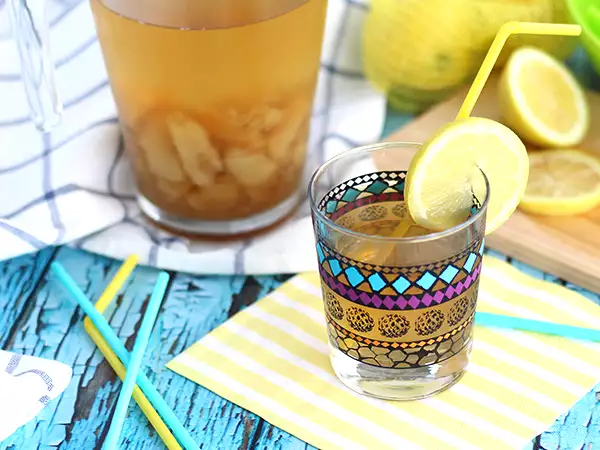 Recept Domači breskov ledeni čaj