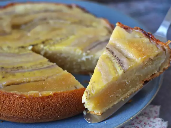 Recept Extra fondant upside-down banana cake