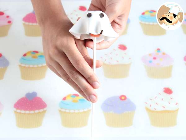 CakePops - noč čarovnic - Priprava korak 8