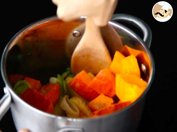 Kremna bučna juha - Priprava korak 3