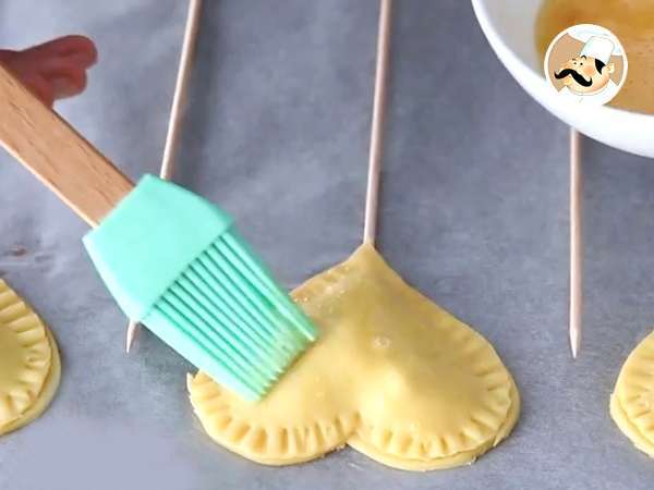 Pita v obliki srca za valentinovo - Priprava korak 6