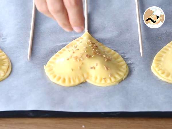 Pita v obliki srca za valentinovo - Priprava korak 7