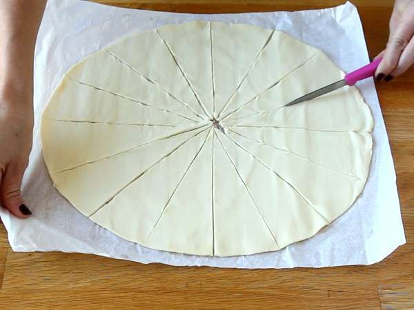 Losos in gorčično listnato testo - Priprava korak 7