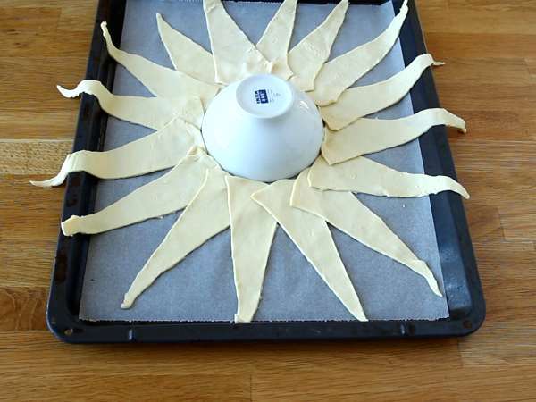 Losos in gorčično listnato testo - Priprava korak 8