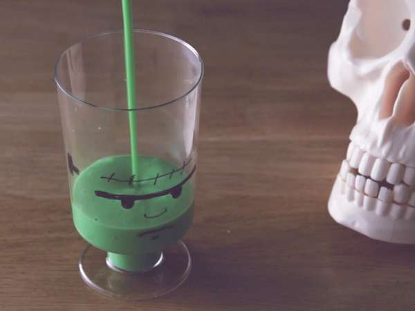 Kreme Frankenstein za noč čarovnic - Priprava korak 10