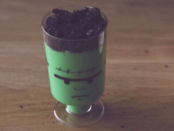 Kreme Frankenstein za noč čarovnic - Priprava korak 12