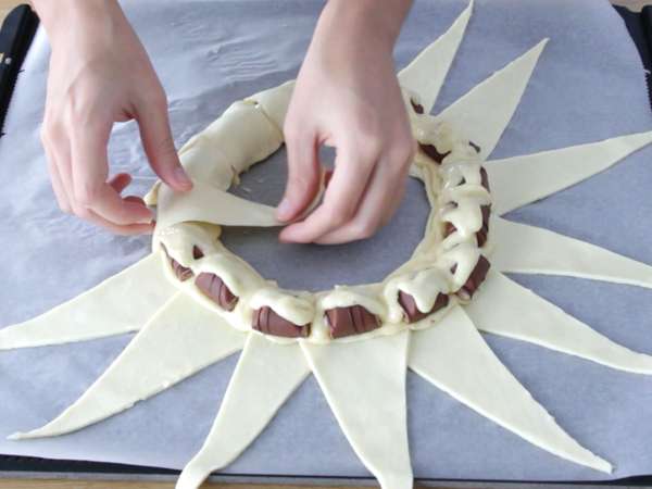 Galette des rois s Kinder Bueno - Priprava korak 12