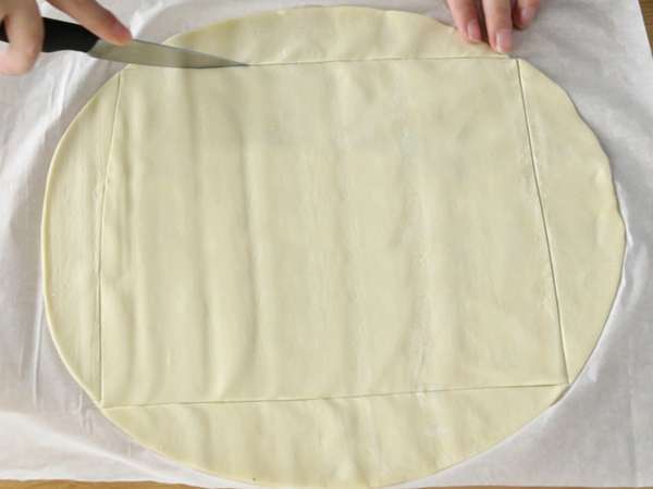 Srca iz listnatega testa za valentinovo - Priprava korak 1