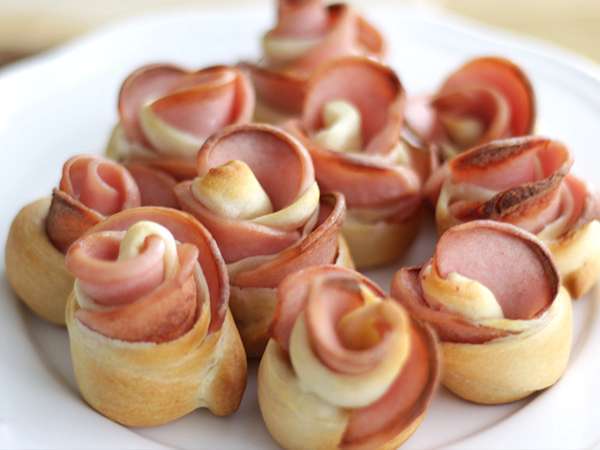 Aperitiv z majhnimi cvetovi - Priprava korak 6