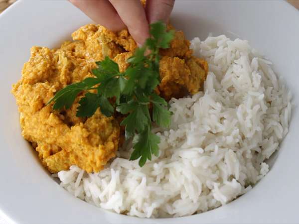 Piščančji curry s kokosovim mlekom - Priprava korak 8