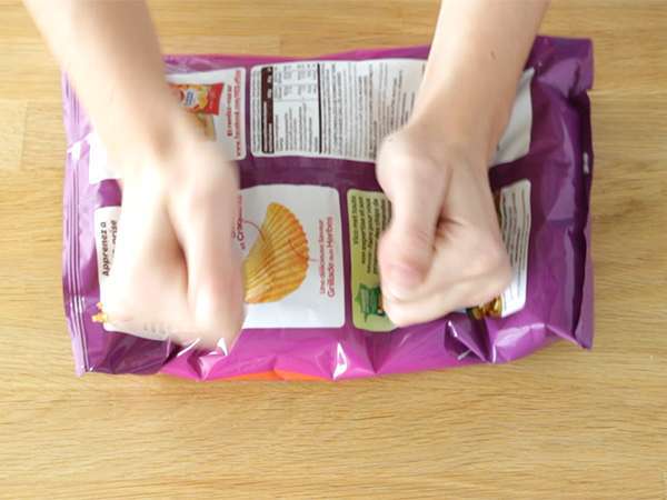 Super hitra tortilja s čipsom - Priprava korak 1