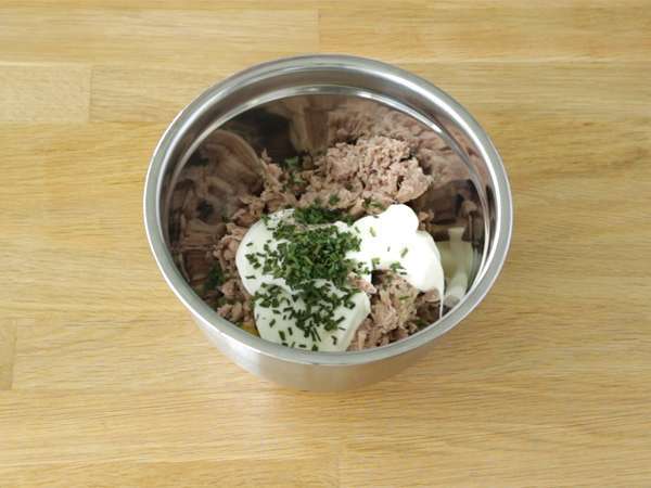 Tunine rillettes - Priprava korak 1