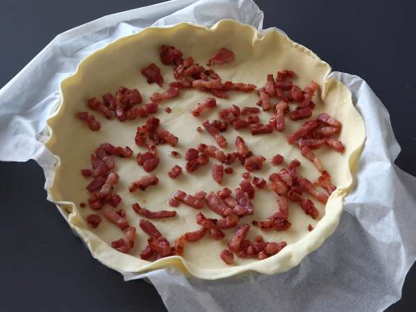 Enostaven domač quiche lorraine recept - Priprava korak 1