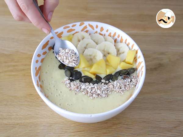 Skleda smoothieja z mangom in banano - Priprava korak 3