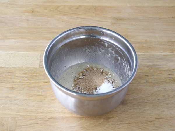 Banana skleda torta - Priprava korak 2