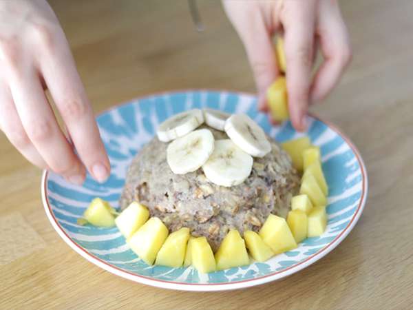 Banana skleda torta - Priprava korak 4