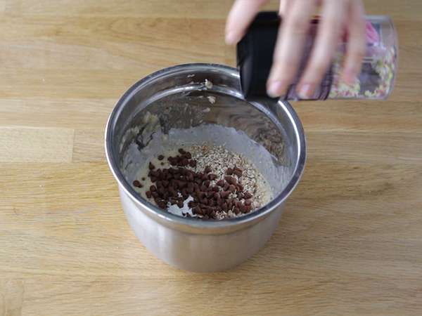 Banana kokosova torta - brez laktoze in glutena - Priprava korak 2