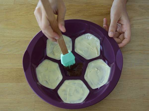 Nogometna torta - Priprava korak 6