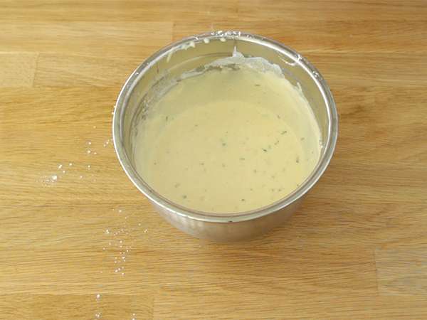 Vaflji s slanino, comtéjem in krompirjem - Priprava korak 1