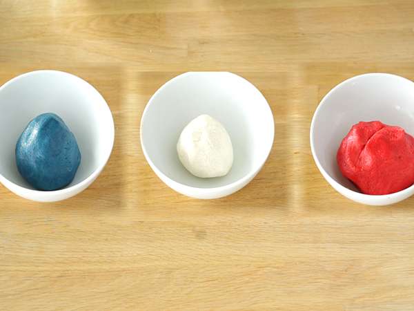 Tribarvni piškoti, francoska zastava - Priprava korak 3