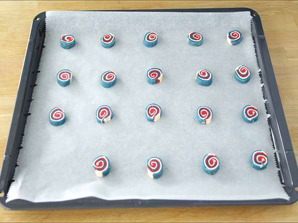 Tribarvni piškoti, francoska zastava - Priprava korak 6