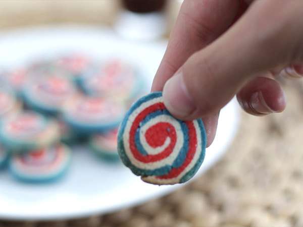 Tribarvni piškoti, francoska zastava - Priprava korak 7