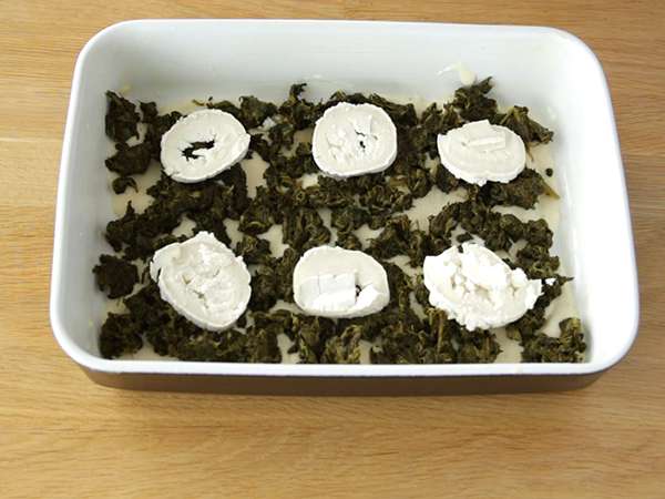 Lazanja s špinačo in kozjim sirom - Priprava korak 2