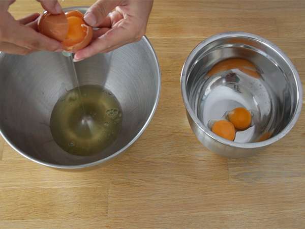 Zračni čokoladni mousse - Priprava korak 1