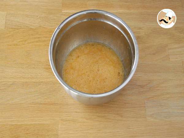 Zvitki s špinačo, šunko in francosko klobaso - Priprava korak 1