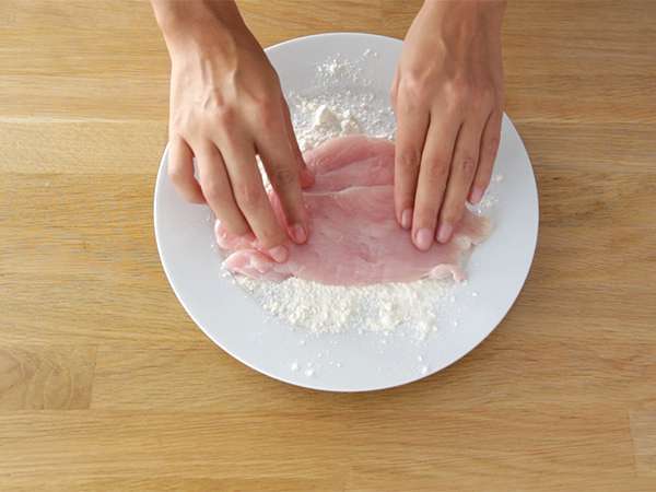 Domači cordon bleu - Priprava korak 1