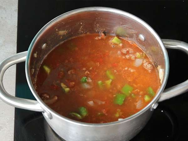 Mehiški čili con carne - Priprava korak 4