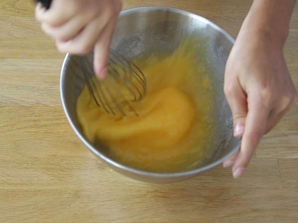 Vanilijeva jajčna krema - Priprava korak 2