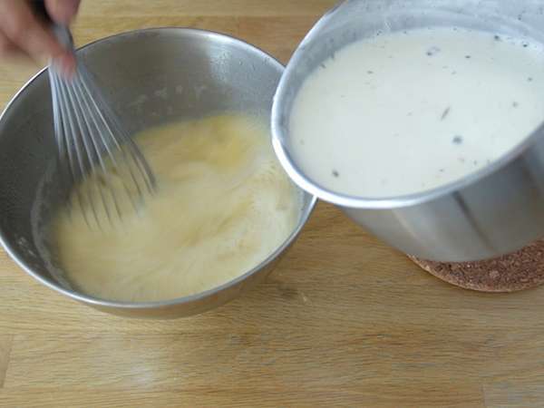 Vanilijeva jajčna krema - Priprava korak 3