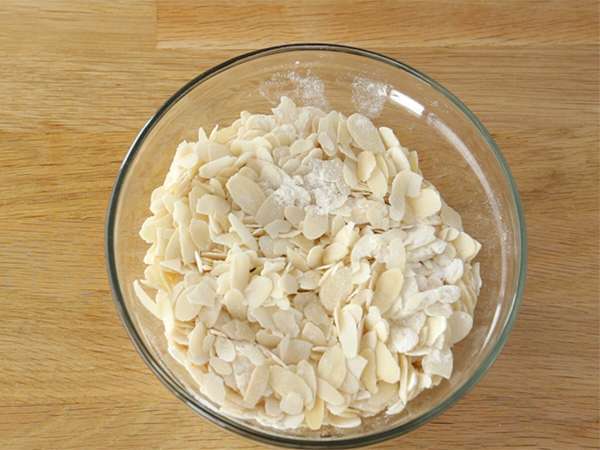 Mandljeve ploščice - Priprava korak 1