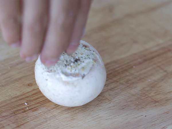 Polnjene gobe za aperitiv - Priprava korak 3