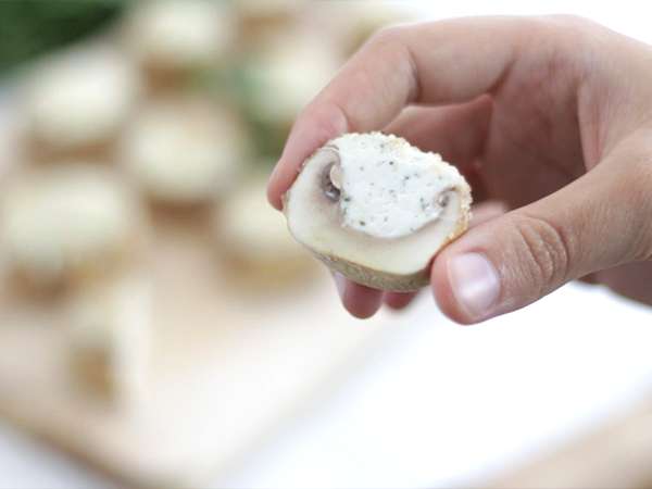 Polnjene gobe za aperitiv - Priprava korak 5