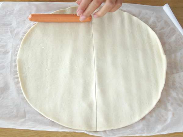 Lupinasti cvetovi s knackisom - Priprava korak 1